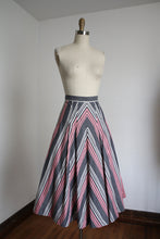 Load image into Gallery viewer, vintage 1950s striped two piece set {s}