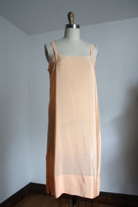 vintage 1920s pink striped dress {m}