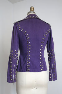 vintage 1970s Roncelli studded jacket {xs}