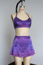 Load image into Gallery viewer, vintage 1940s purple striped bikini {s}