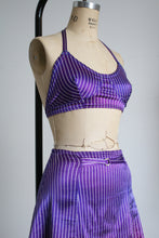 Load image into Gallery viewer, vintage 1940s purple striped bikini {s}