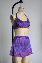 Load image into Gallery viewer, vintage 1940s purple striped bikini {s}