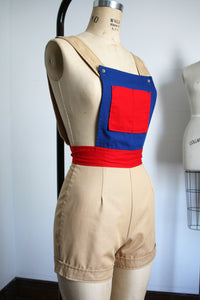 vintage 1960s overall romper {xs}