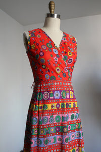 vintage 1960s floral dress {xs}