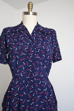 Load image into Gallery viewer, vintage 1940s rayon dress {m} AS-IS