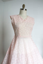 Load image into Gallery viewer, vintage 1950s sheer dress {m}