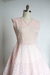 vintage 1950s sheer dress {m}