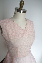 Load image into Gallery viewer, vintage 1950s sheer dress {m}