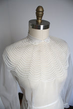 Load image into Gallery viewer, vintage 1950s spider web blouse {m}