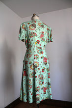 Load image into Gallery viewer, vintage 1930s strawberry dress {L}