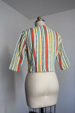 Load image into Gallery viewer, vintage 1960s striped jacket {L}