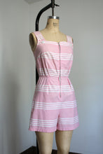 Load image into Gallery viewer, vintage 1950s pink romper {xs-s}
