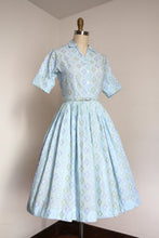 Load image into Gallery viewer, vintage 1950s shirtwaist dress {xs}