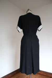 vintage 1940s rayon dress {m}
