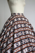 Load image into Gallery viewer, vintage 1950s novelty vase skirt {s}