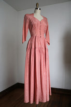 Load image into Gallery viewer, vintage 1940s pink Moire gown {xs}