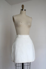 Load image into Gallery viewer, vintage 1960s VINYL mini skirt {s}
