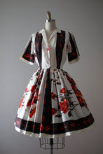 Load image into Gallery viewer, vintage 1960s Julie Miller rose print dress