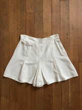 Load image into Gallery viewer, vintage 1930s 40s white shorts