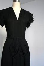 Load image into Gallery viewer, vintage 1940s novelty dress {xs}