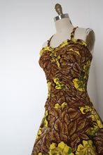 Load image into Gallery viewer, vintage 1950s De Weese sun dress