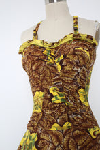 Load image into Gallery viewer, vintage 1950s De Weese sun dress