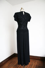 Load image into Gallery viewer, vintage 1940s Frank Starr sequin gown {m}