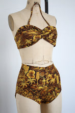 Load image into Gallery viewer, vintage 1950s Hawaiian bikini swimsuit