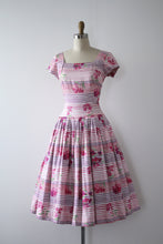 Load image into Gallery viewer, vintage 1950s Jerry Gilden floral dress
