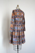 Load image into Gallery viewer, vintage 1970s LANZ koi fish dress