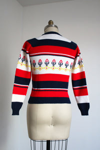 MARKED DOWN NOS vintage 1960s knit sweater {xs-m}