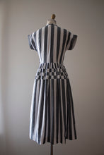 Load image into Gallery viewer, vintage 1950s Vicky Vaughn black and white dress