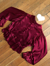 Load image into Gallery viewer, vintage 1930s satin blouse