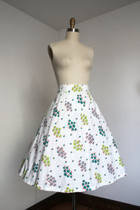 vintage 1950 novelty skirt {s}