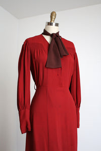vintage 1930s rayon dress {s/m} AS-IS