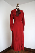 Load image into Gallery viewer, vintage 1930s rayon dress {s/m} AS-IS