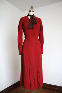 vintage 1930s rayon dress {s/m} AS-IS