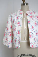 Load image into Gallery viewer, vintage 1950s Ballerina bed jacket