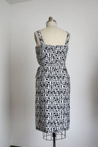 MARKED DOWN vintage 1950s sarong dress {M}