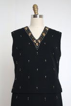 Load image into Gallery viewer, MARKED DOWN vintage 1960s beaded cocktail dress {m}