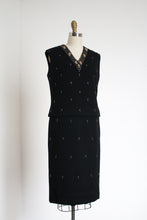 Load image into Gallery viewer, MARKED DOWN vintage 1960s beaded cocktail dress {m}