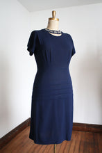 Load image into Gallery viewer, vintage 1940s beaded dress {XL}