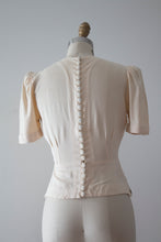Load image into Gallery viewer, vintage 1940s rayon crepe blouse