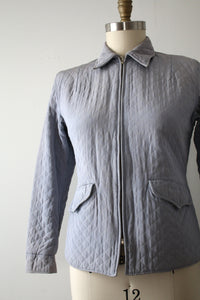 MARKED DOWN vintage 1940s quilted jacket