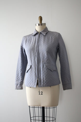 MARKED DOWN vintage 1940s quilted jacket