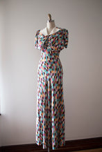 Load image into Gallery viewer, vintage 1930s gown and jacket set