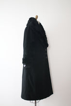 Load image into Gallery viewer, vintage 1930s black wool coat