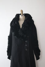 Load image into Gallery viewer, vintage 1930s black wool coat