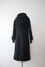 Load image into Gallery viewer, vintage 1930s black wool coat
