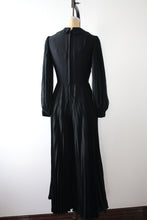 Load image into Gallery viewer, vintage 1970s black jumpsuit